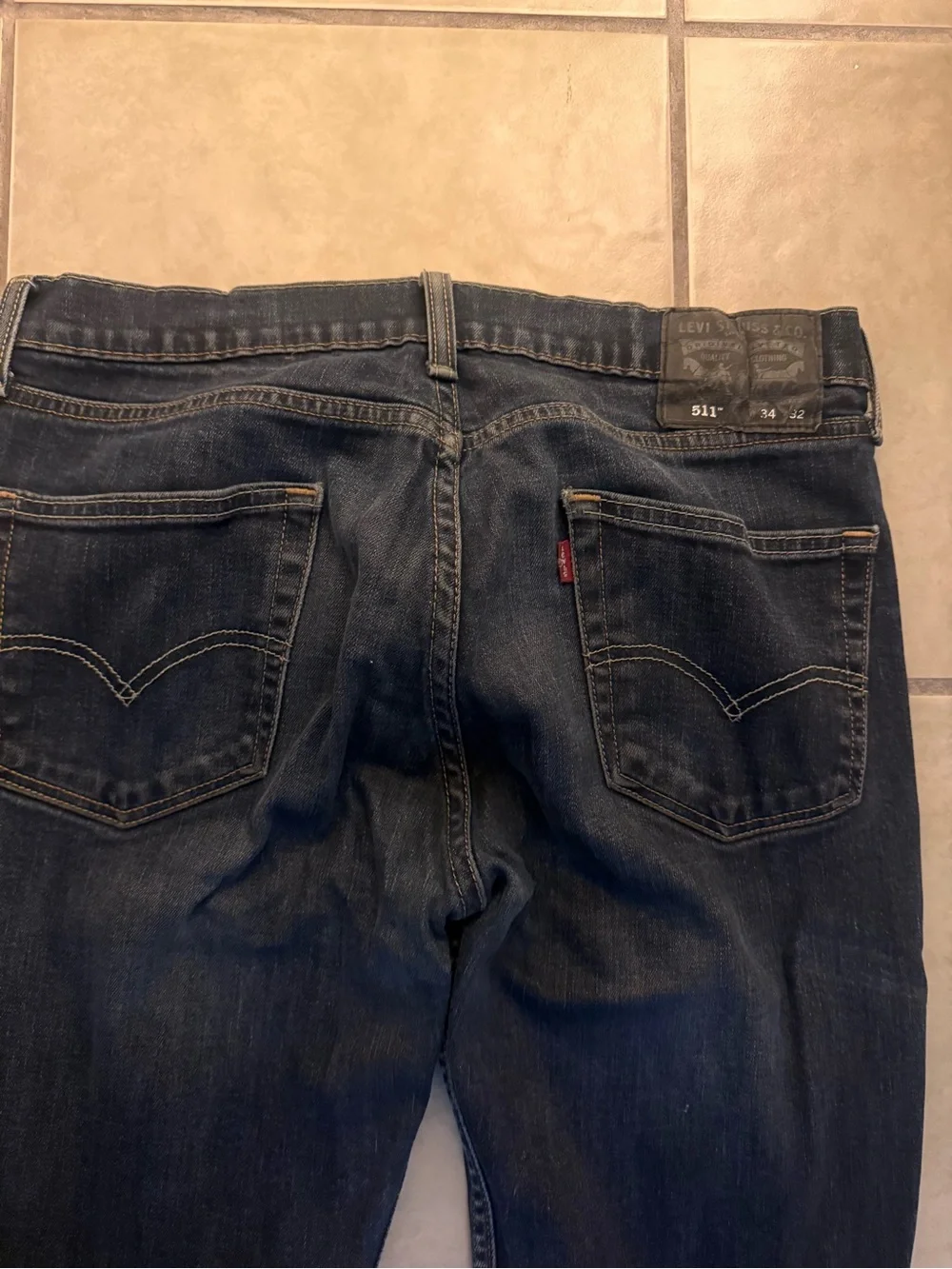 Levi's 511 Slim Straight Jeans in dark indigo